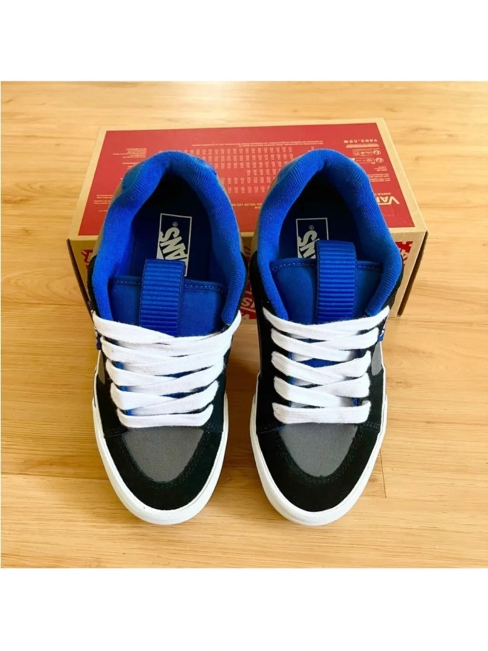Vans CHUKKA PUSH LS 'BLACK BLUE PEWTER' Mens 13.0 US